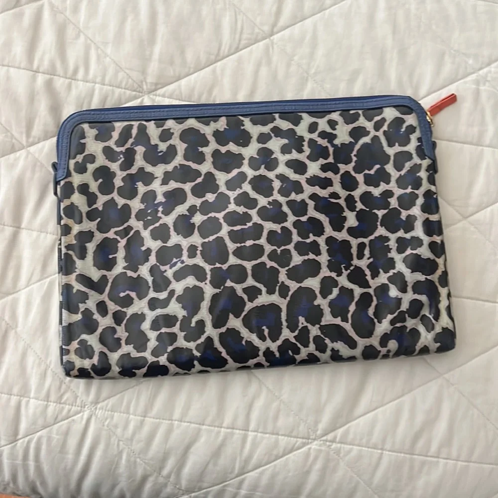 Marc Jacobs Large Signature Snakeskin Print Laptop/Tech Sleeve